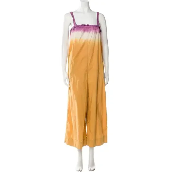 Sea New York Zelda Tie Dye Square Neck Wide Leg Jumpsuit Size 2 - Picture 2 of 6